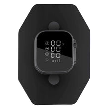 InfeaHeat Vibration Patch with digital display on a white background 