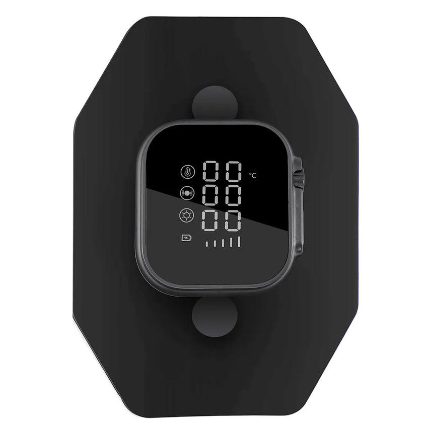 InfeaHeat Vibration Patch with digital display on a white background 